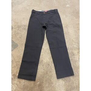 Coleman Pants Mens 32x32 Black Fleece Lined Stretch Canvas Carpenter Workwear
